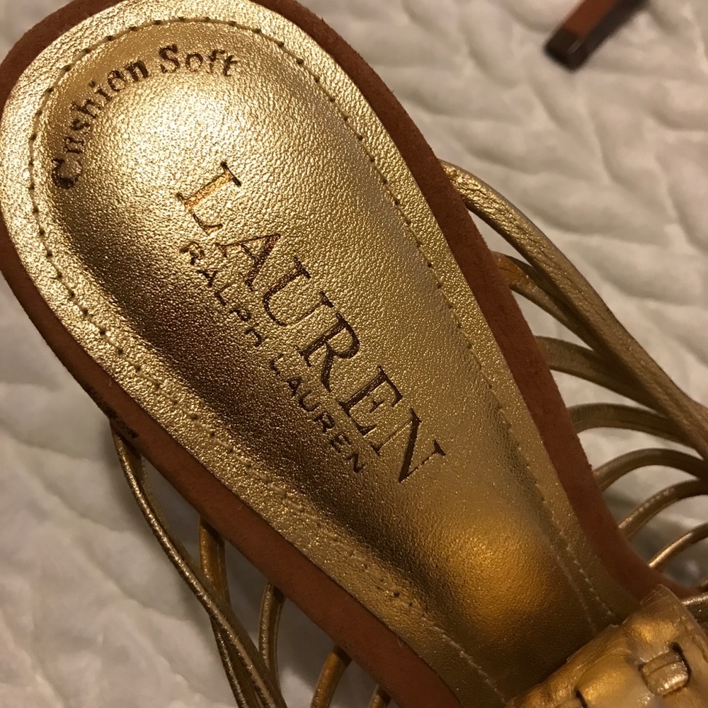 Ralph Lauren Skyla Suede Gladiator Sandals